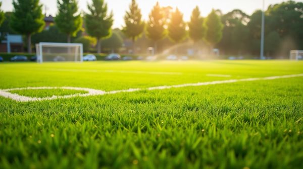 Terrain de football : revêtements et aménagement